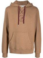 Golden Goose hoodie à logo imprimé - Marron