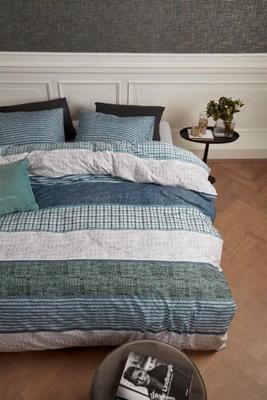 Rivièra Maison Rivièra Maison Tailor Dekbedovertrek Groen 140x200/220