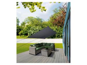 LIVARNO home Schaduwdoek (rechthoekig/antraciet)