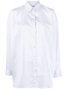 Acne Studios chemise rayée à poche poitrine - Blanc