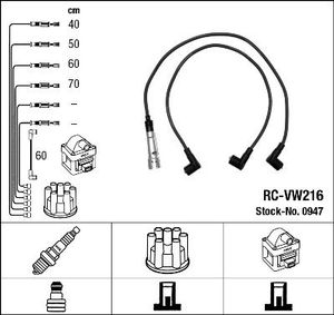 Bougiekabelset RCVW216