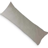 PandaHug Velvet Body Pillow Kussensloop Taupe (45x145 cm) - thumbnail