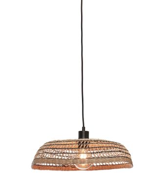GOOD&MOJO Hanglamp 'Pantanal' Zeegras, 45cm, kleur Naturel/Zwart