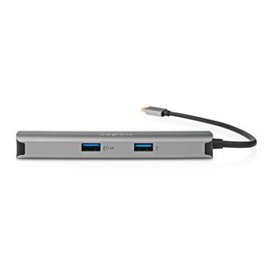 Nedis CCBW64230AT02 notebook dock & poortreplicator USB 3.2 Gen 1 (3.1 Gen 1) Type-C Antraciet