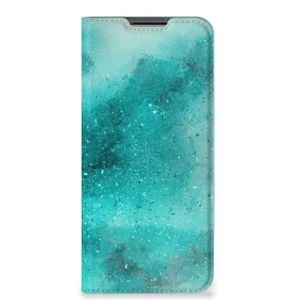 Bookcase OPPO A54 5G | A74 5G | A93 5G Painting Blue