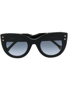 Carolina Herrera lunettes de soleil à monture papillon oversize - Noir