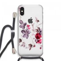Mooie bloemen: iPhone XS Max Transparant Hoesje met koord Mooie bloemen: iPhone XS Max Transparant Hoesje met koord