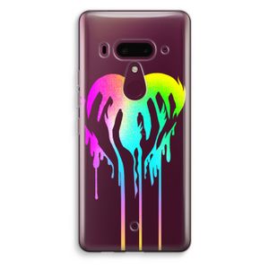 Hold My Heart: HTC U12+ Transparant Hoesje