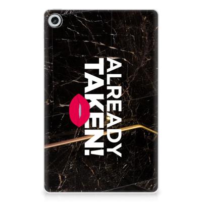 Lenovo Tab M10 Plus (3e generatie) Back cover met naam Already Taken Black