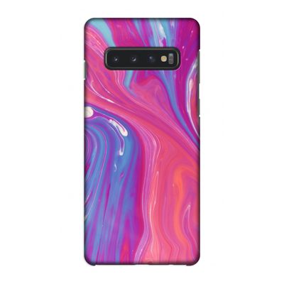 Paarse stroom: Samsung Galaxy S10 4G Volledig Geprint Hoesje