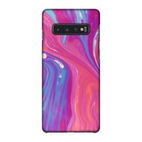 Paarse stroom: Samsung Galaxy S10 4G Volledig Geprint Hoesje