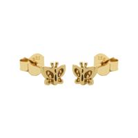 Karma Oorbellen Butterfly | Goud