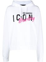 DSQUARED2 hoodie Icon Darling Cool - Blanc - thumbnail