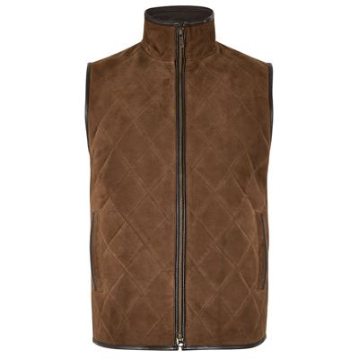 Heren Bodywarmer Bellamont Walnut