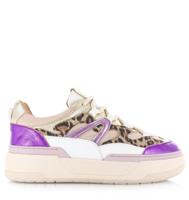 DWRS - Walton Leopard sneakers sand Leer Dames