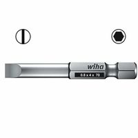 Schroefbit plat 70mm 4 x 0.8 mm voor schroeven van inbouwdozen elektra