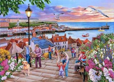 199 Steps Whitby Puzzel 1000 Stukjes