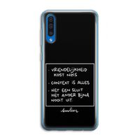 Mijn Motto's: Samsung Galaxy A50 Transparant Hoesje