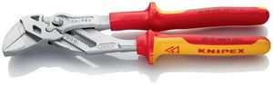 Knipex Sleuteltang | lengte 250 mm spanwijdte 46 mm | verchroomd meercomponenten mantels | VDE | 1 stuk - 86 06 250 - 86 06 250