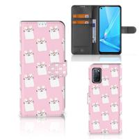 OPPO A72 | OPPO A52 | Telefoonhoesje | Met pasjeshouder | Sleeping Cats