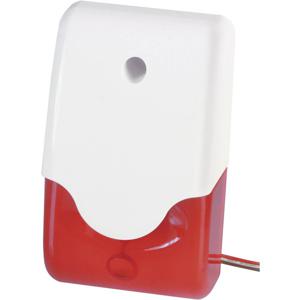 ABUS SG1681 Alarmsirene met flitslicht 100 dB Rood Binnen, Buiten 12 V/DC