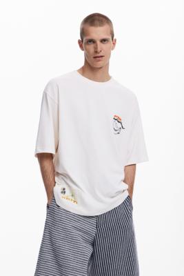 Papegaaien T-shirt - WHITE - XL