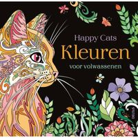 Happy cats - Kleuren voor volwassenen - (ISBN:9789044762594) - thumbnail