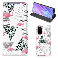 Samsung Galaxy S20 | Hoesje maken | Flamingo Triangle