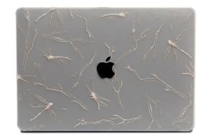 Lunso MacBook Pro 15 inch (2016-2020) cover hoes - case - Dragonfly White