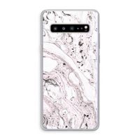 Mengelmoes: Samsung Galaxy S10 5G Transparant Hoesje