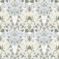 Dutch Wallcoverings Langenas - Varblommor Light Grey - Lichtgrijs