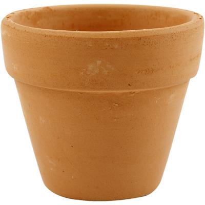 Creativ Company Bloempot, h: 6,5 cm, d 7 cm, 24 stuk/ 1 doos