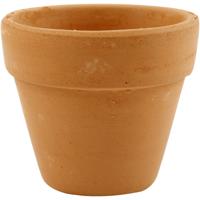 Creativ Company Bloempot, h: 6,5 cm, d 7 cm, 24 stuk/ 1 doos