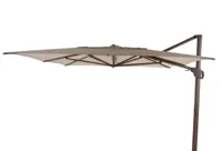 Zweefparasol Hacienda 400 300 Wenge Frame Beach 4SO Parasol Bruin 4 Seasons Outdoor