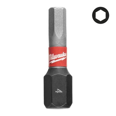 Milwaukee Milwaukee SHOCKWAVE™ IMPACT DUTY schroefbits Hex 4 mm x 25 mm VE=2 - 4932430895