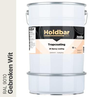 Holdbar Trapcoating Gebroken Wit (RAL 9010) 10 kg