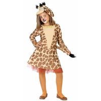 Giraffe kostuum voor meisjes 140 (10-12 jaar)  - - thumbnail