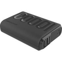 RealPower 323368 Powerbank 10000 mAh Lithium Zwart