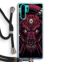 Hell Hound and Serpents: Huawei P30 Pro Transparant Hoesje met koord