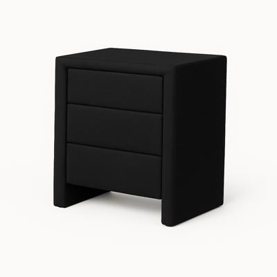 OP=OP Hocker met 3 lades Zwart