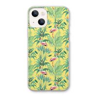Flamingo party: iPhone 13 Transparant Hoesje
