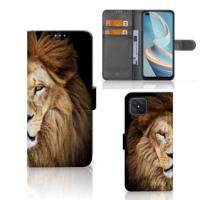 OPPO Reno4 Z | Telefoonhoesje | Met pasjeshouder | Leeuw