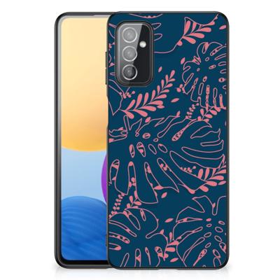 Samsung Galaxy M52 Bloemen Hoesje Palm Leaves