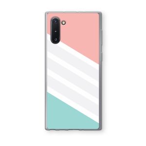 Strepen pastel: Samsung Galaxy Note 10 Transparant Hoesje