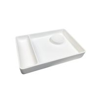 Ideavit Solidplate organizer 32x22x4.5cm Solid surface mat wit 290096 - thumbnail