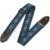 Levys Leathers M8HTV-004 geweven gitaarband met print - vintage blauw Levys Leathers M8HTV-004 geweven gitaarband met print - vintage blauw