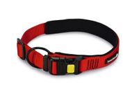 Beeztees parinca premium - hondenhalsband - nylon - rood - 60-65 cm x 35 mm