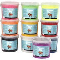 Foam Clay ®, diverse kleuren, 10x560 gr/ 1 doos