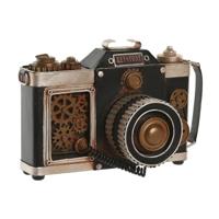 Decoratieve figuren Home ESPRIT Zwart Gouden Camera Vintage 23 X 11 X 15,5 CM