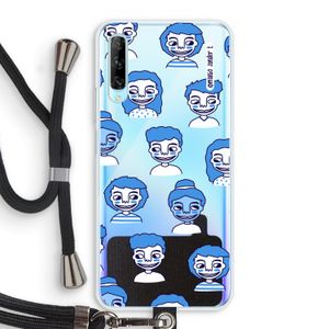 Gezichtjes: Huawei P Smart Pro Transparant Hoesje met koord